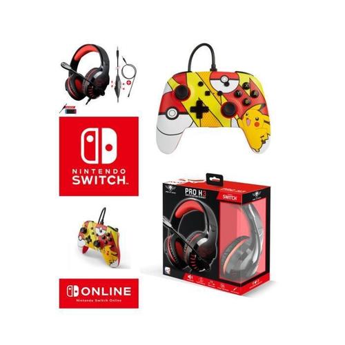 Manette PRO Nintendo Switch Filaire SPIRIT OF GAMER Switch pas