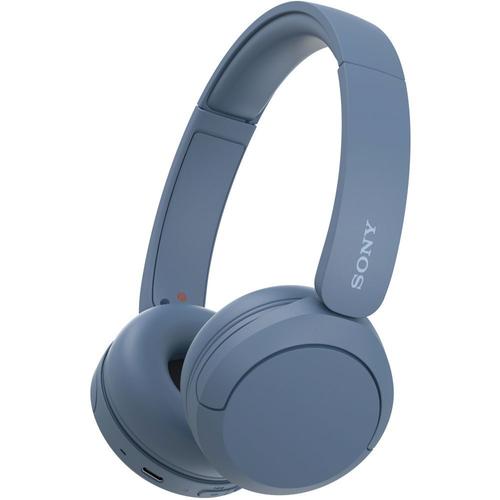 Sony WH-CH520 - Écouteurs avec micro - sur-oreille - Bluetooth - sans fil - bleu