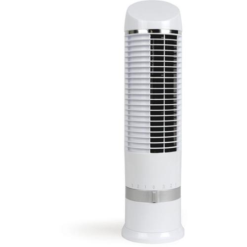 livoo - ventilateur de table colonne 41.5cm 25w blanc - dom447w