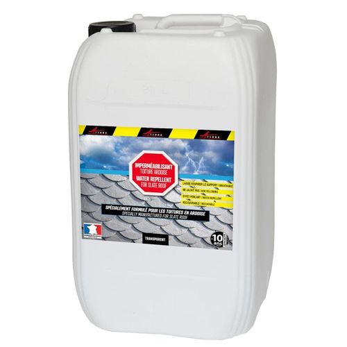Imperméabilisant pour toiture en ardoise hydrofuge incolore IMPER ARDOISE 20 L (jusqu a 100m²)