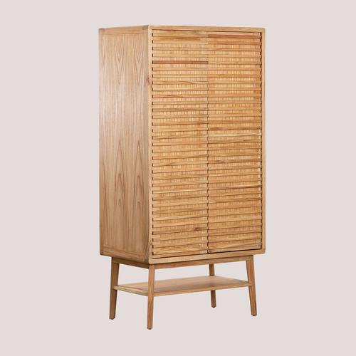 Armoire En Bois Deleyna Marron Bois Naturel