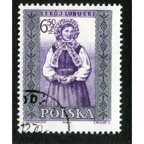 Timbre Oblitéré Polska,Stroj Lubuski, Kaczmarczyk,Miller, 6,50 Zl
