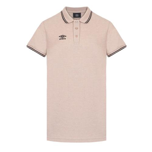 Polo Beige Homme Umbro Net