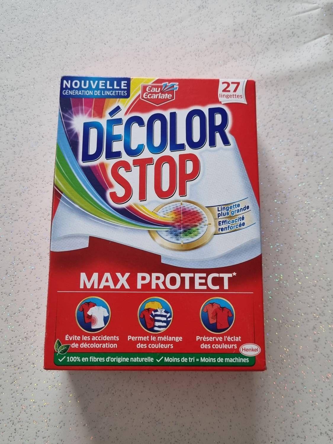lingette decolor stop max protect eau ecarlate