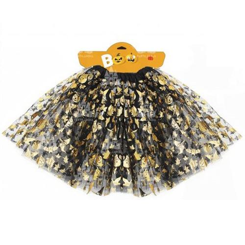 Tutu 40 Cm Halloween Doré Pour Femme