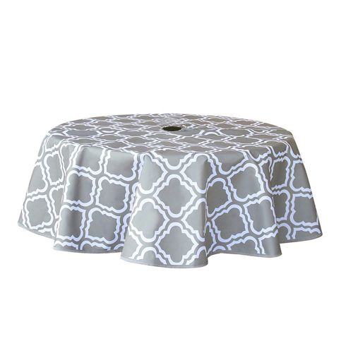 Nappe Imperméable Avec Fermeture Éclair, Trou Pour Parapluie, Couverture De Table En Tissu Oxford, Anti-Déversement, Fêtes En Plein Air, Réunions De Famille, Barbecue