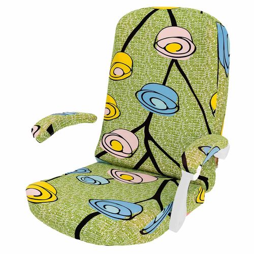 Housse De Protection De Chaise De Bureau, Confortable, Élastique, Extensible, Lavable, Rotative