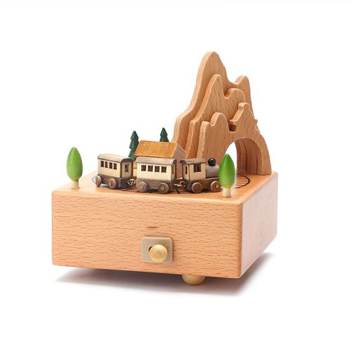 Boîte À Musique En Bois Artisanat Rétro Cadeau D'anniversaire Vintage, Accessoires De Décoration De Maison, Cadeau De Noël, De Mariage, D'anniversaire, Nouvelle Collection 2022