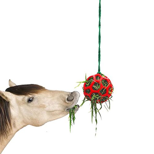 Boule De Friandises Pour Cheval Suspendue, Jouet D'alimentation Polyvalent Pour Cheval, Stable, Repos De Remorque Xr-Hot