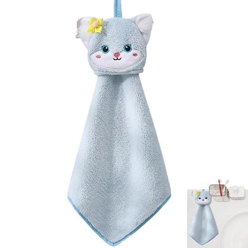 Lingette Murale Absorbante, Serviette À Main, Dessin Animé, Séchage Rapide, Boule De Nettoyage En Peluche, Pour Cuisine, Fournitures De Salle De Bains