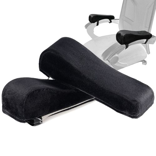 Universel Coussin D'accoudoir De Chaise De Bureau Chaise De Jeu Bras Coussin Ergonomique En Mousse À Mémoire De Soutien De Coude Coussin Avant-Bras De Décompression