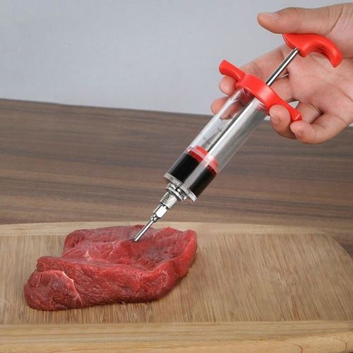 Seringue Alimentaire Pour Des Sauces Barbecue Et Des Marinades, Idéale Pour La Dinde, Le Porc, La Viande, Des Accessoires De Cuisine Pour Épices, Ustensiles Pour Préparer Le B¿Uf