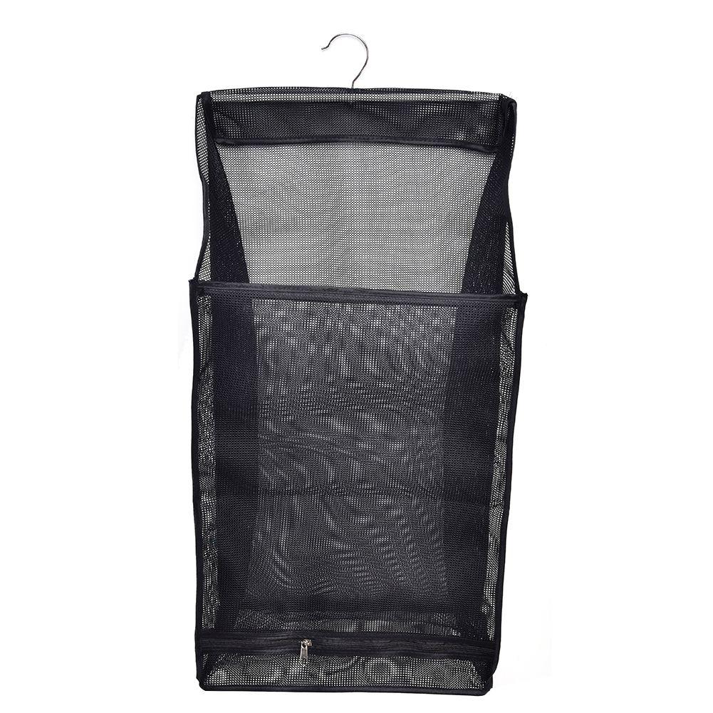 Panier  linge en maille suspendue, sac de rangement de sall...