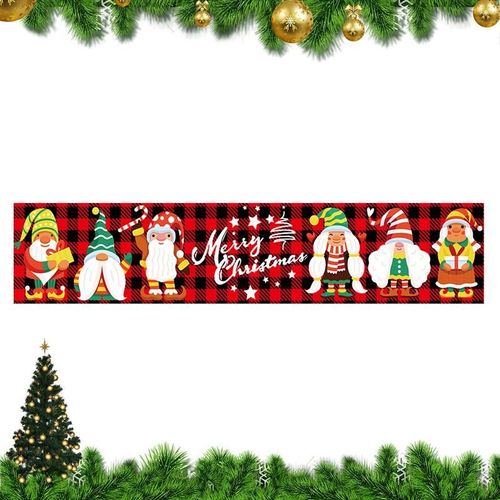 Chemin De Table Pour Père Noël, Décorations Pour Salle À Manger, Chemin De Table Pour Les Vacances