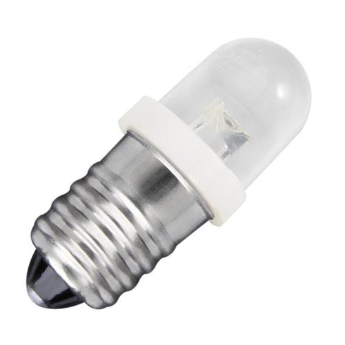 Ampoule À Vis 30ma, Faible Consommation D'énergie, Douille E10, Led, Indicateur De Base, Blanc Froid, 24v Dc, Tension De Fonctionnement, Offre Spéciale