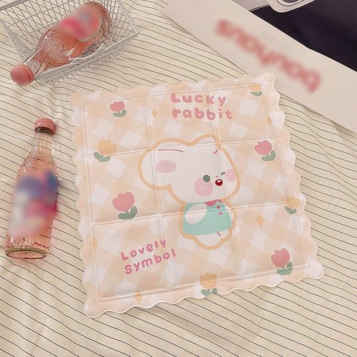 Coussin De Refroidissement De Bureau Gris, Dessin Animé Ice Pad, Pour Voiture, Été, Pour Canapé, 100ml