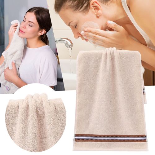 Serviette Absorbante, En Coton Doux, Facile À Nettoyer, Convient À La Cuisine, À La Salle De Bain, En Lin, Pour Les Mains