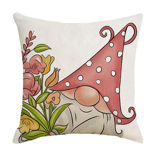 Housse De Coussin À Fleurs Roses, Housse De Coussin Fraîche, Décoration De Voiture Pour La Maison, Décoration De Noël Pour La Maison, Cadeau De Noël