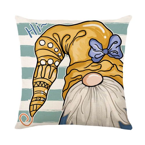 Housse De Coussin De 45cm, Housse De Coussin, Motif Floral, Hello Spring, Gris, Blanc, Décorations De Noël Pour La Maison, Cadeau