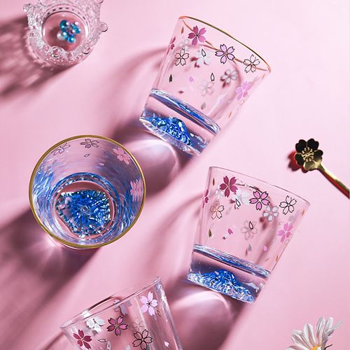 Monture Fujiyama Verre À Bière Et À Café, Verres À Vin Créatifs, Résistant À La Chaleur, Changement De Couleur, Tasse D'eau Transparente Japonaise