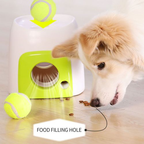 Distributeur De Nourriture Interactif Pour Chiens, Balle De Tennis Pour Animaux De Compagnie, Choses Pour Chiens, Récompense, Machine, Jouets Lents Parmi Les Mangeoires, 2022