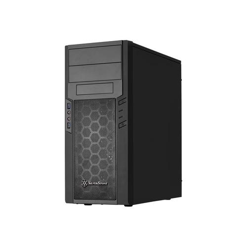 SilverStone Precision PS13 - Tour - ATX - pas d'alimentation (ATX / PS/2) - noir - USB/Audio