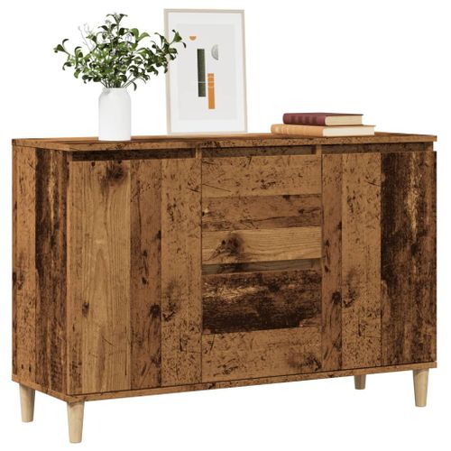 Vidaxl Buffet Vieux Bois 102x35x70 Cm Bois D'ingénierie