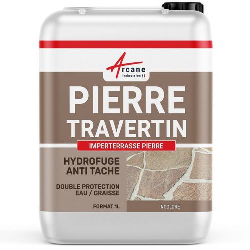 Hydrofuge imperméabilisant terrasse anti-taches pierres naturelle et travertin 1 L (jusqu a 5m²)