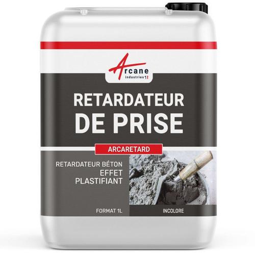 Retardateur prise ciment béton effet plastifiant ARCARETARD Liquide 1.2 Kg (1 litre)
