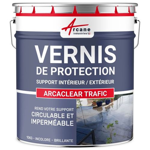 Résine de finition circulable etancheite transparente Arcaclear ARCACLEAR TRAFIC 10 Kg