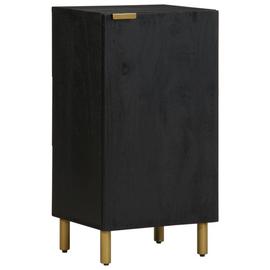 Vidaxl Buffet Noir 40x33x75 Cm Bois D'ingénierie