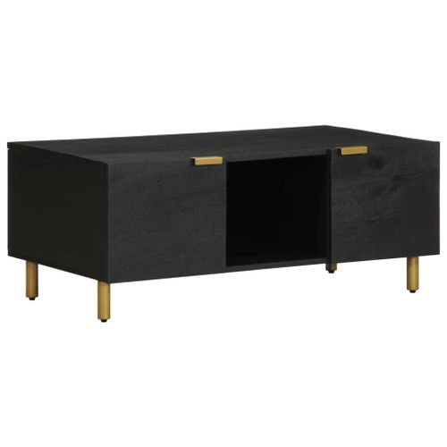 Vidaxl Table Basse Noir 100x54x40 Cm Bois D'ingénierie