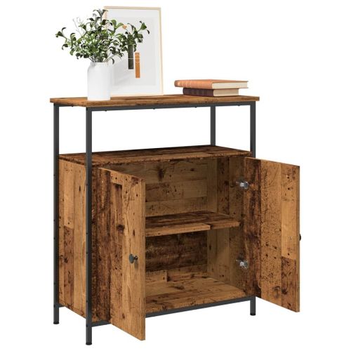 Vidaxl Buffet Vieux Bois 70x30x80 Cm Bois D'ingénierie