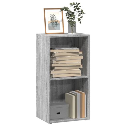 Vidaxl Bibliothèque Sonoma Gris 40x30x77 Cm Bois D'ingénierie