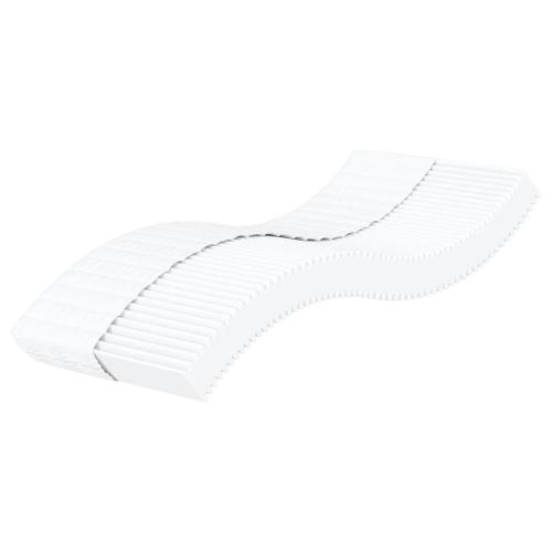 Vidaxl Matelas En Mousse Blanc 80x210 Cm Dureté H2 H3