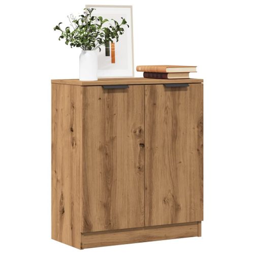 Vidaxl Buffet Chêne Artisanal 60x30x70 Cm Bois D'ingénierie