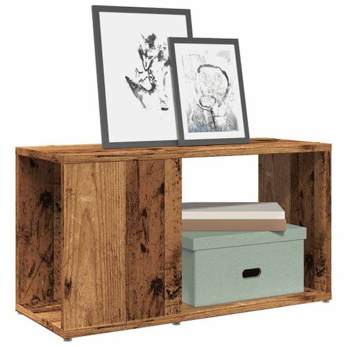 Vidaxl Meuble Tv Vieux Bois 60x24x32cm Bois D'ingénierie