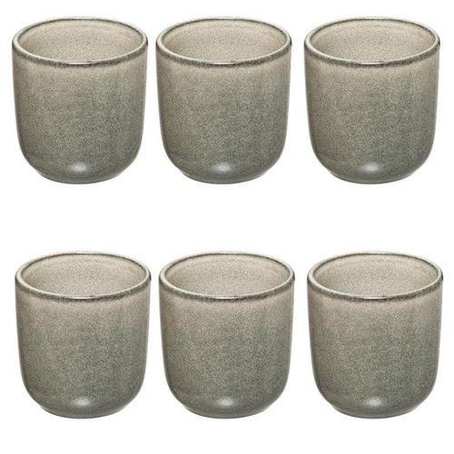 Lot De 6 Tasses À Café "Terre Inconnue" 10cl Vert