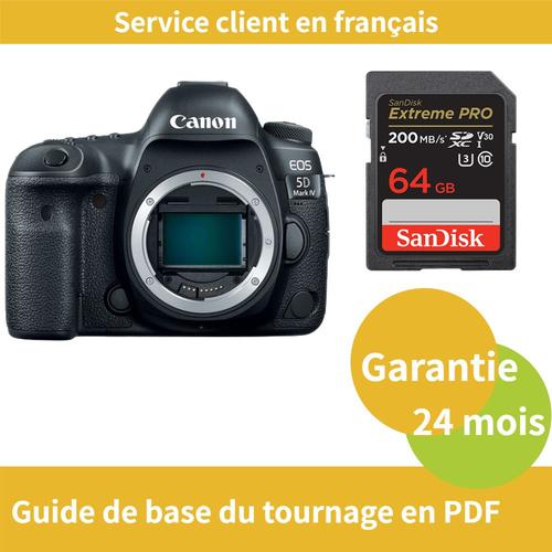 Canon EOS 5D Mark IV Body+Sandisk 64GB Extreme Pro SDXC UHSI U3 V30 4K 200MBs