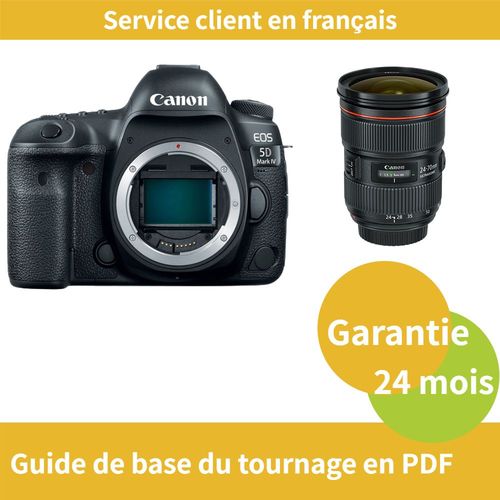 Canon EOS 5D Mark IV Caméra+CANON Objectif EF 24-70mm f2,8 L II USM