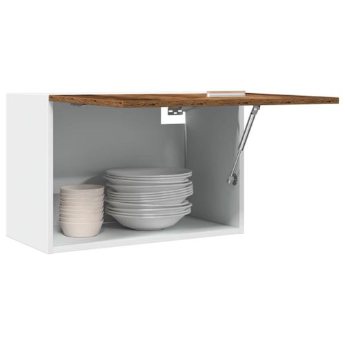 Vidaxl Armoire Suspendue Vieux Bois 60x31x40 Cm Bois D'ingénierie