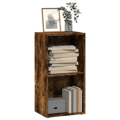 Vidaxl Bibliothèque Chêne Fumé 40x30x77 Cm Bois D'ingénierie