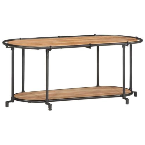 Vidaxl Meuble Tv 100x42x40 Cm Bois D'acacia Massif