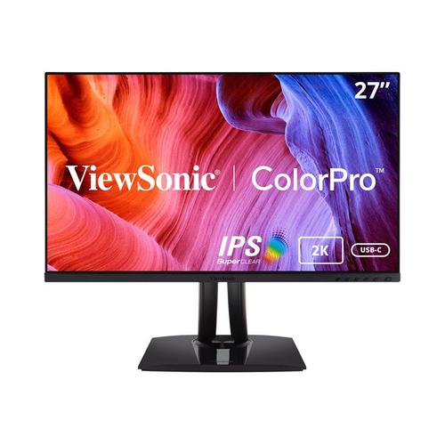 ViewSonic ColorPro VP2756-2K - Écran LED - 27" - 2560 x 1440 WQHD - IPS - 350 cd/m² - 1000:1 - 5 ms - HDMI, DisplayPort, USB-C - haut-parleurs