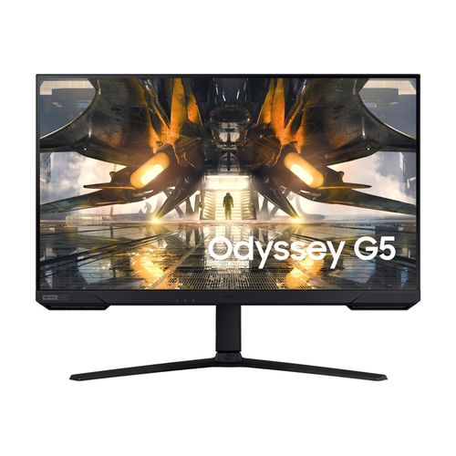 Samsung Odyssey G5 S27AG500PP - G50A Series - écran LED - jeux - 27" - 2560 x 1440 QHD @ 165 Hz - IPS - 350 cd/m² - 1000:1 - HDR10 - 1 ms - HDMI, DisplayPort - noir