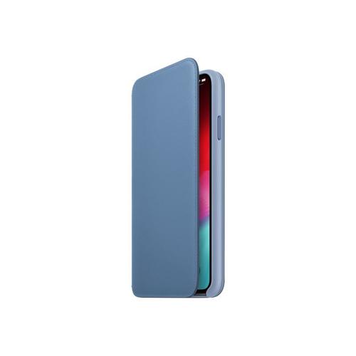 Apple Smart - Étui À Rabat Pour Téléphone Portable - Cuir - Bleuet - Pour Iphone Xs Max