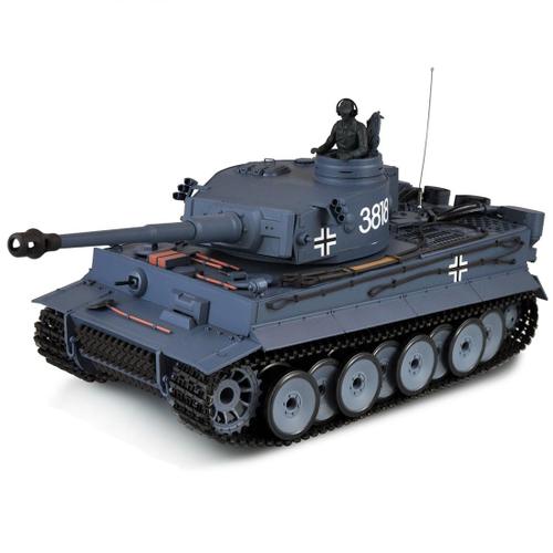 Tank Rc Tiger 1 1/16 Ème Rtr Fonctions Ir Et Billes-Amewi