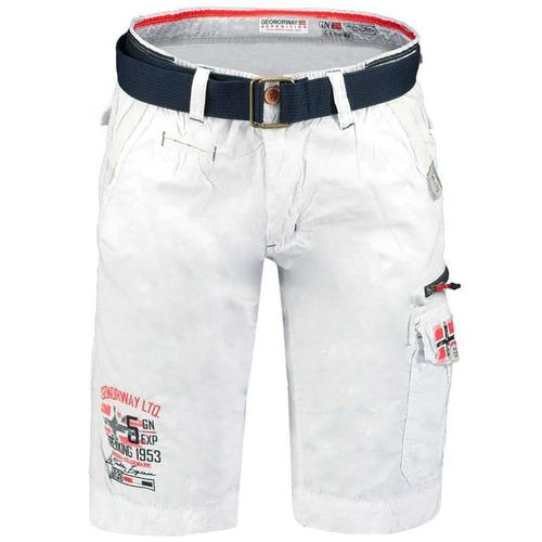 Pantalon Court Homme Geographical Norway Parodie Blanc: M