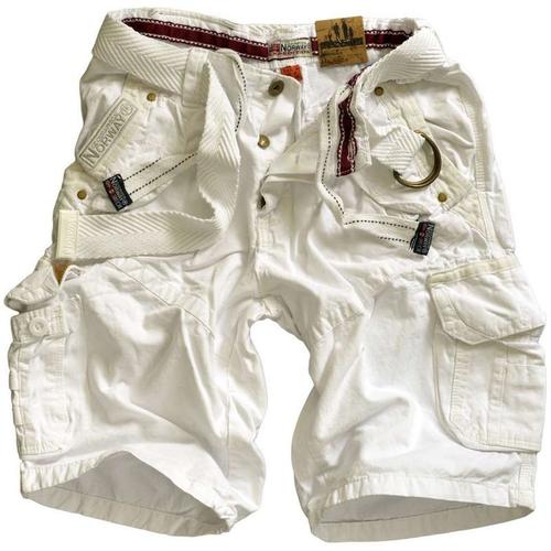 Short Homme Geographical Norway Pauvoir Blanc: M