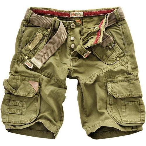 Short Homme Geographical Norway Pauvoir Olive: S